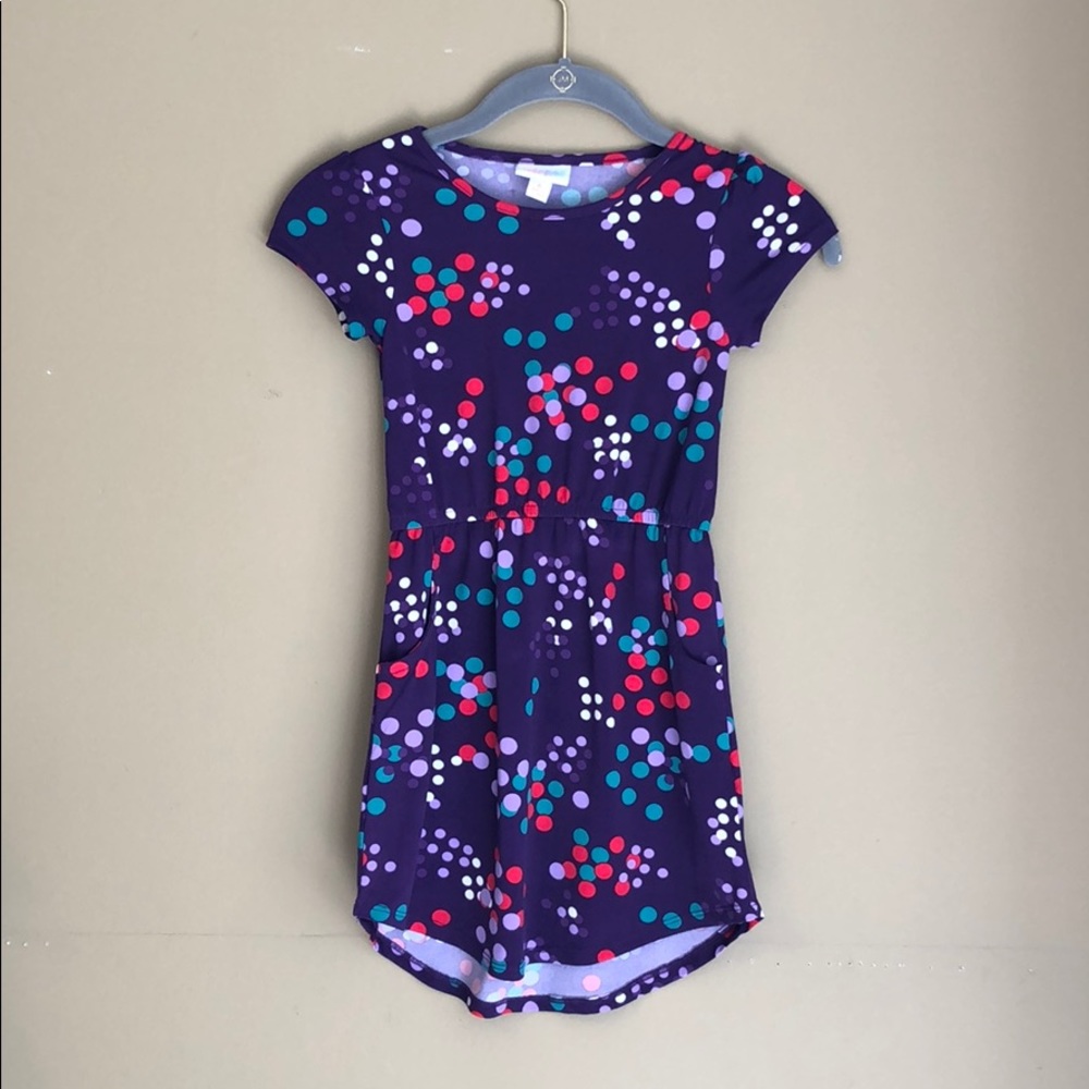 Polka dot girls dress